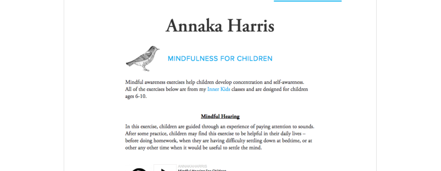 Annaka Harris Mindfulness for Children