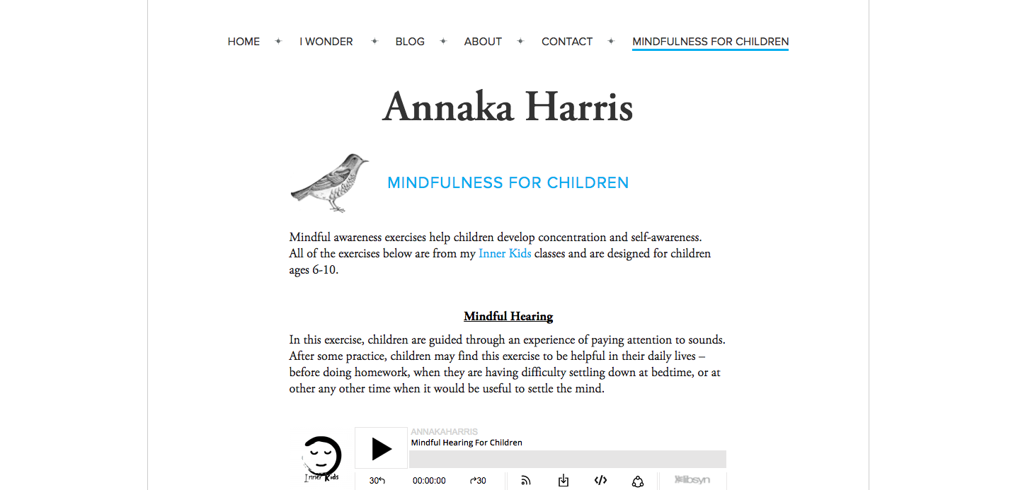 Annaka Harris Mindfulness for Children