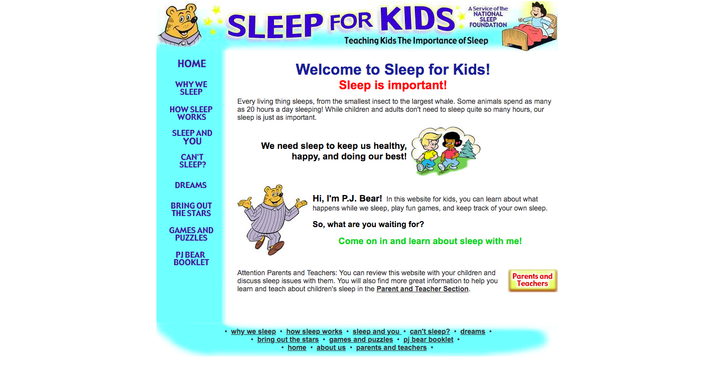Sleep for Kids
